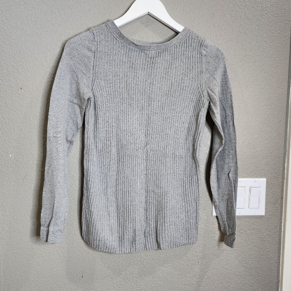 Banana Republic Gray Knit Sweater